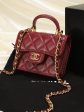 Chanel Lambskin Mini Top Handle Crossbody Hot on Sale