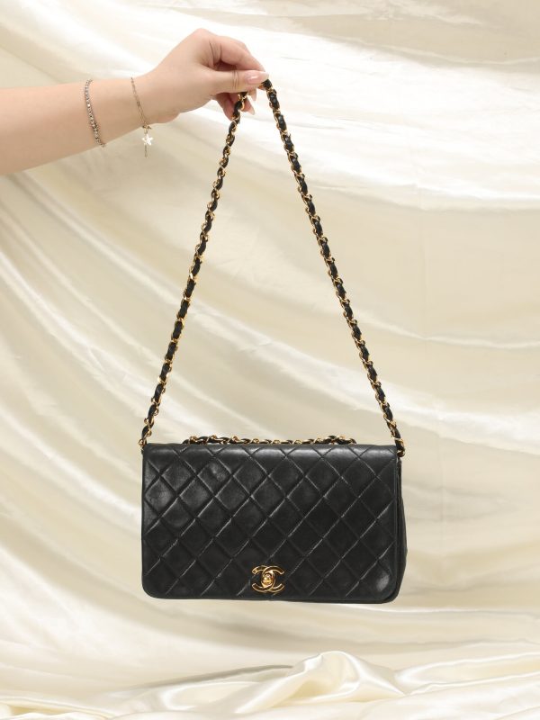 Chanel Medium Turnlock Lambskin Full Flap Discount