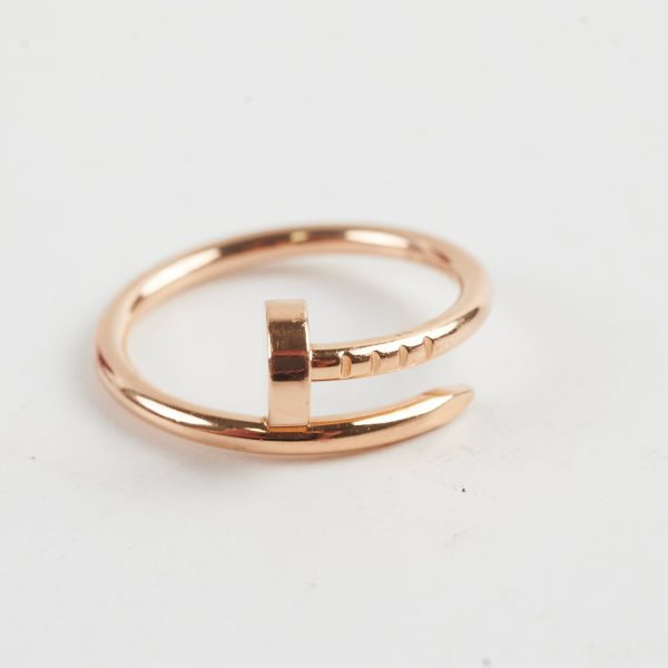 Cartier Small Model Juste Un Clou Ring Pink Gold Size 49 Online