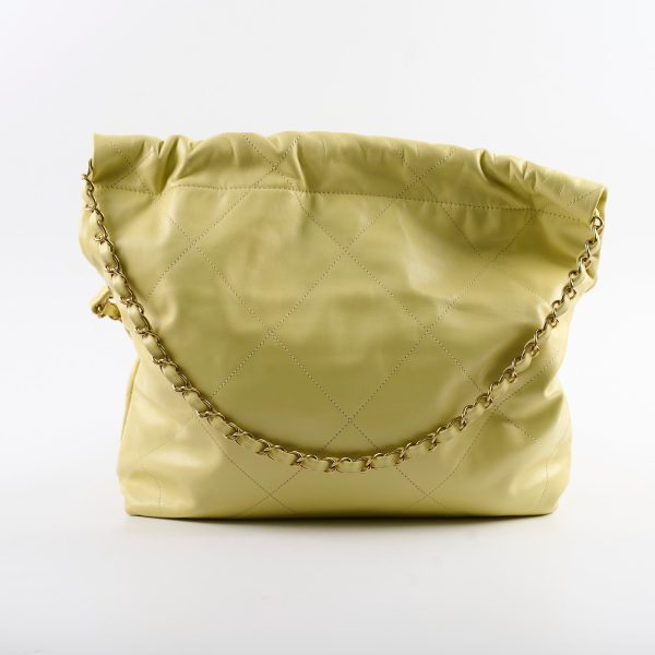 Chanel 22 Small Yellow Shoulder Bag - Microchipped Online