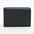 Chanel Compact Caviar Black Wallet - Microchipped Online Sale