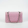 Chanel Classic Flap Small Pink Fabric - Series 6 Online now