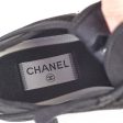 Chanel Black Sneakers Size 37.5 on Sale