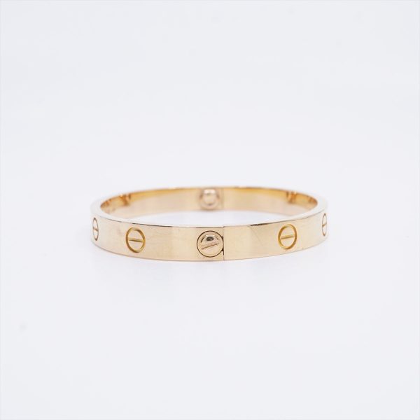 Cartier Love Size 16 Yellow Gold Bracelet For Cheap