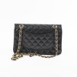 Chanel Classic Lambskin M L Medium Large Flap Black For Discount