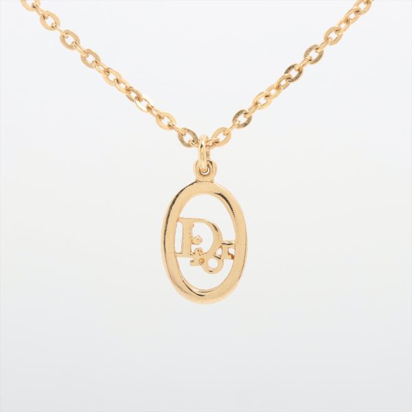 Christian Dior Logo Gold Necklace Costume Jewellery For Cheap