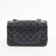 Chanel Mini Rectangle Lambskin Black Microchip For Cheap