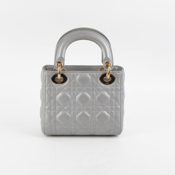 Christian Dior Mini Lady Dior Grey Online now