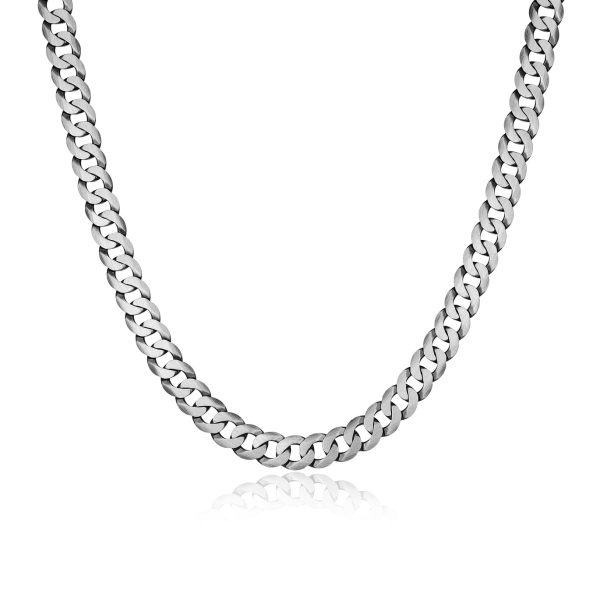 ETHOS BRUSHED GUN METAL 200 CURB CHAIN 20  Hot on Sale