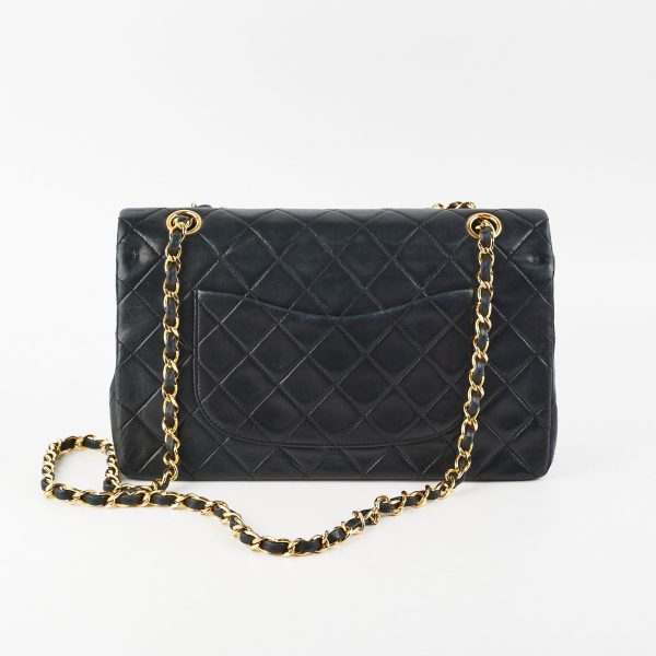 26 7 DOTD- Chanel Vintage Quilted Lambskin Medium Large Black 24K GHW Cheap