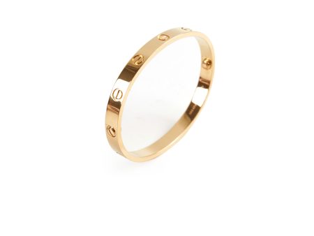 Cartier Love Bracelet Size 17 Yellow Gold 2021 Hot on Sale