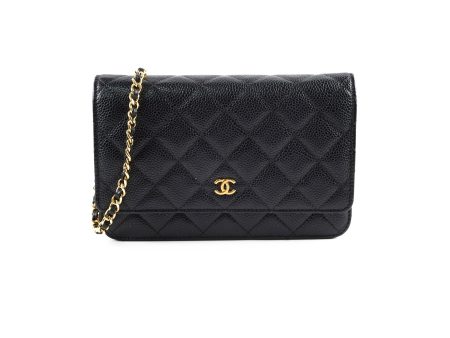 Chanel Wallet On Chain WOC Caviar Black (22 Series) For Cheap