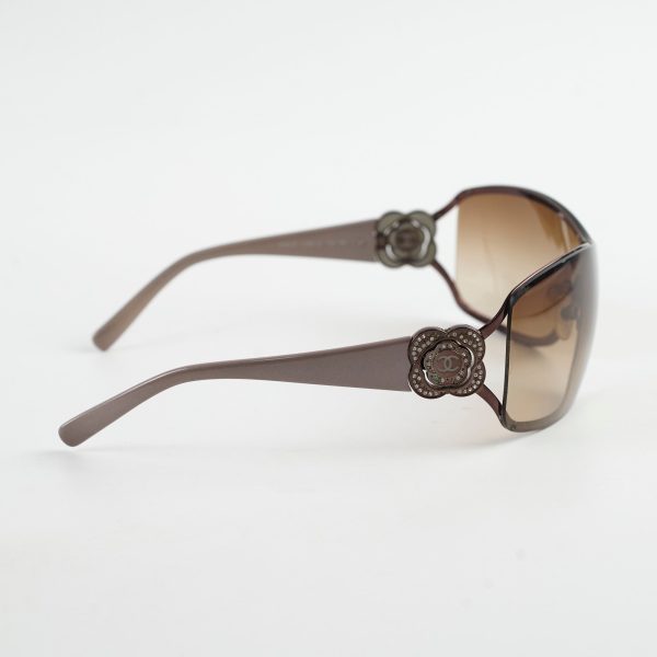 Chanel Vintage Sunglasses Silver Hot on Sale