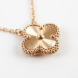 Van Cleef & Arpels Vintage Alhambra Guilloche Necklace Yellow Gold 2023 Fashion