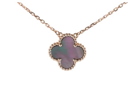 Van Cleef and Alhambra Grey Mother of Pearl MOP Necklace - 2021 Online now