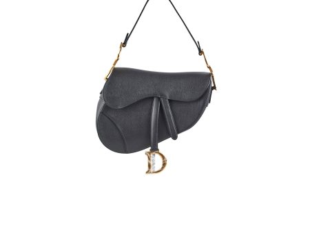 Christian Dior Saddle Bag Black Sale