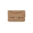 Chanel Classic Flap Small Caviar Dark Beige Discount