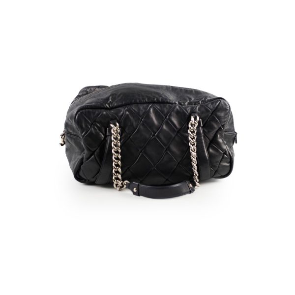 Chanel Bowling Black Lambskin Shoulder Bag - Series 12 Hot on Sale