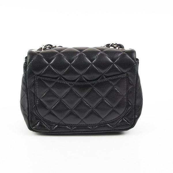 Chanel Classic Flap Square Lambskin Black Mini - Series 20 Online