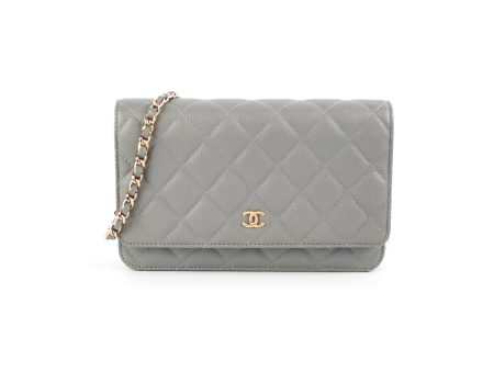 Deal of The Week - Chanel Wallet on Chain WOC Caviar Grey Supply