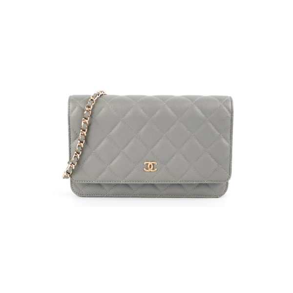 Deal of The Week - Chanel Wallet on Chain WOC Caviar Grey Supply