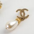 Chanel CC Logo Pearl Drop Earrings Costume Jewellery Supply