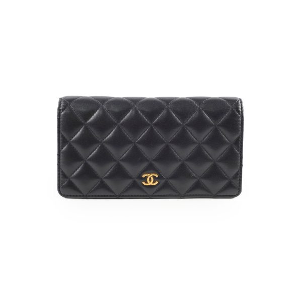 Chanel Fold Long Wallet Black Online