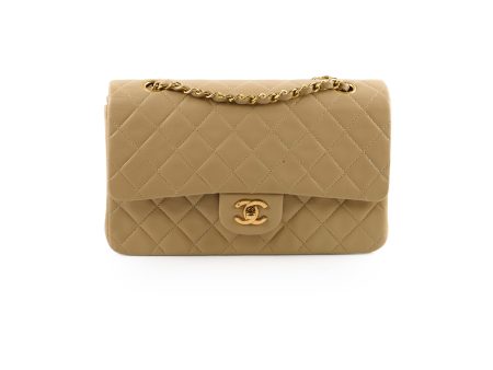 Chanel Vintage Classic Flap Medium Large M L Beige - Series 3 Cheap