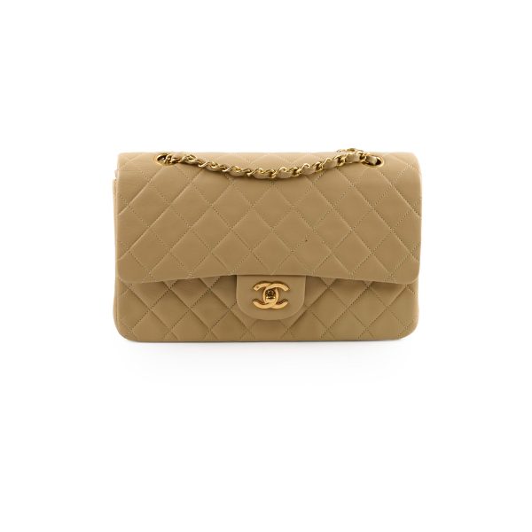 Chanel Vintage Classic Flap Medium Large M L Beige - Series 3 Cheap