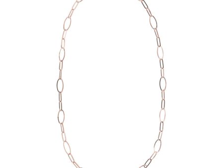 Bronzallure Shiny Oval Link Necklace For Sale