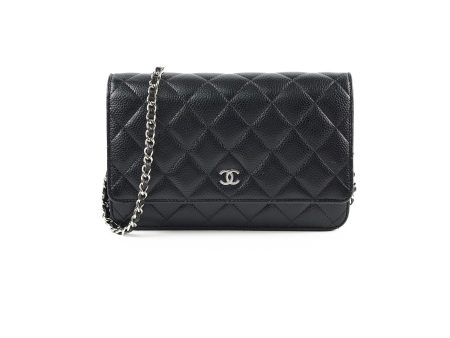 Chanel Wallet on Chain WOC Caviar Black Microchipped For Discount