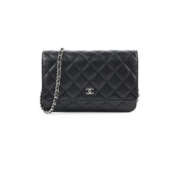 Chanel Wallet on Chain WOC Caviar Black Microchipped For Discount