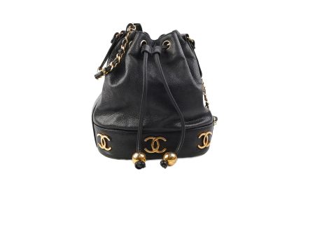 Chanel Bucket Bag Caviar Black Supply