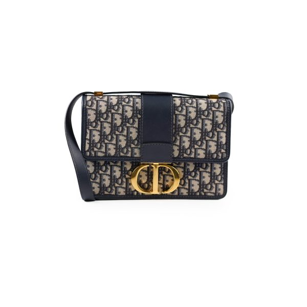 Christian Dior Montaigne 30 Navy Oblique Online