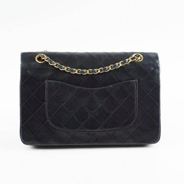 Chanel Medium Large Vintage Double Classic Flap Black Fashion