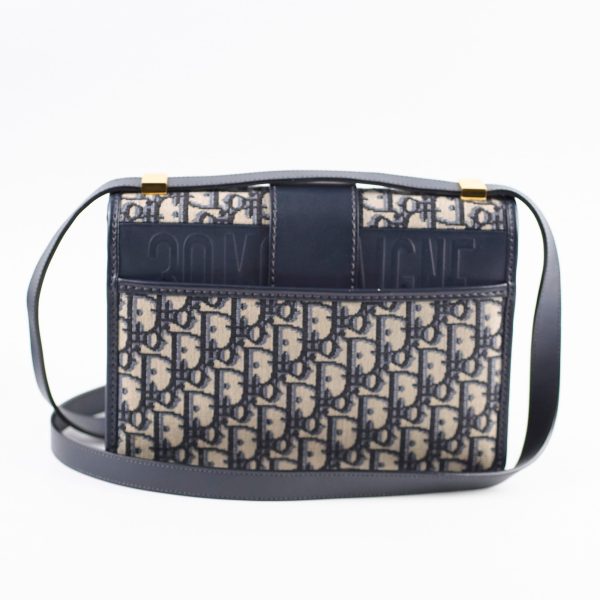 Christian Dior Montaigne 30 Navy Oblique Online