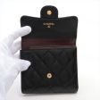 Chanel Tri Folded Caviar Black Wallet - Microchipped Cheap