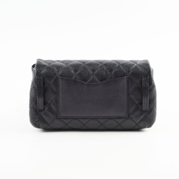 Chnael Mini Black Caviar Uniform Belt Bag Online now