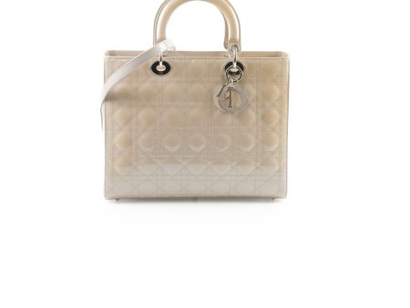 Christian Large Lady Dior Grey Discount