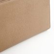 Celine Long Wallet Dark Beige Hot on Sale