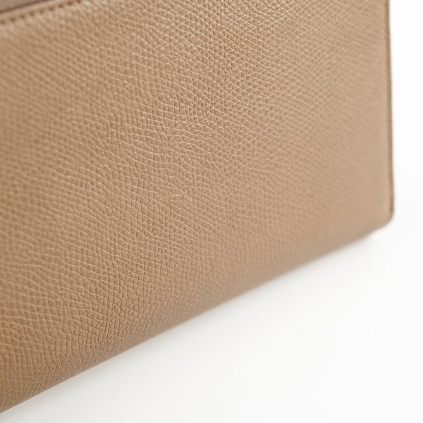 Celine Long Wallet Dark Beige Hot on Sale