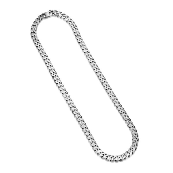 ETHOS BRUSHED GUN METAL 200 CURB CHAIN 20  Hot on Sale