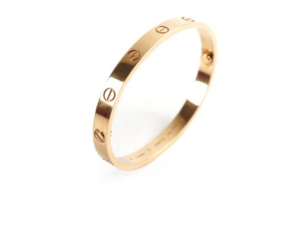 Cartier Love Bracelet Yellow Gold Size 17 2024 Hot on Sale