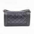 Chanel Old Medium Boy Black - Series 19 Hot on Sale