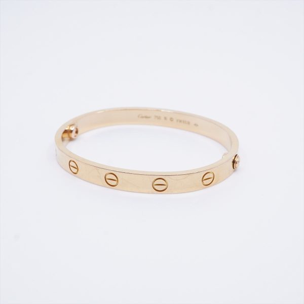 Cartier Love Size 16 Yellow Gold Bracelet For Cheap