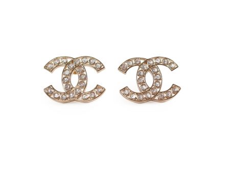 Chanel CC Crystal Earrings Sale