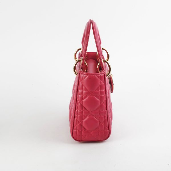 Christian Dior Mini Lady Dior Hot Pink on Sale