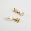 Chanel CC Logo Pearl Drop Earrings Costume Jewellery Supply