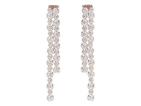 Bronzallure Tennis Gemstone Earrings Discount