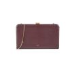 Celine Burgundy Wallet On Chain For Discount